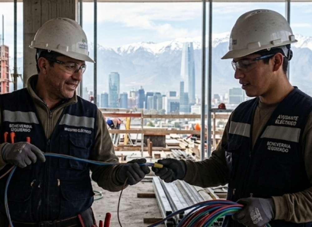 Maestros Eléctricos y Ayudantes Eléctricos para Obra de Edificación