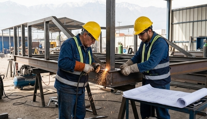 Obrero para Estructuras Metálicas y Montaje Industrial